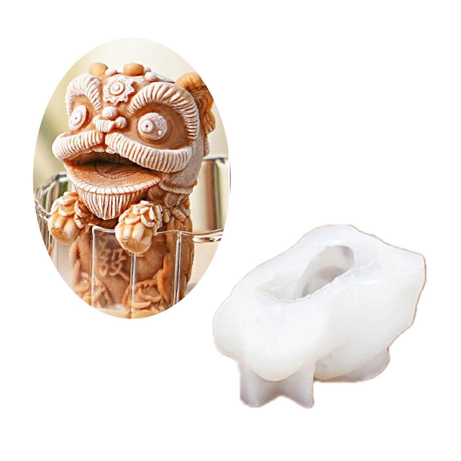 Efficient Silicone Ice Cubes Tray Cute Animal Shape Ice Cubes Mould Hangable for Innovative Beverage Presentation