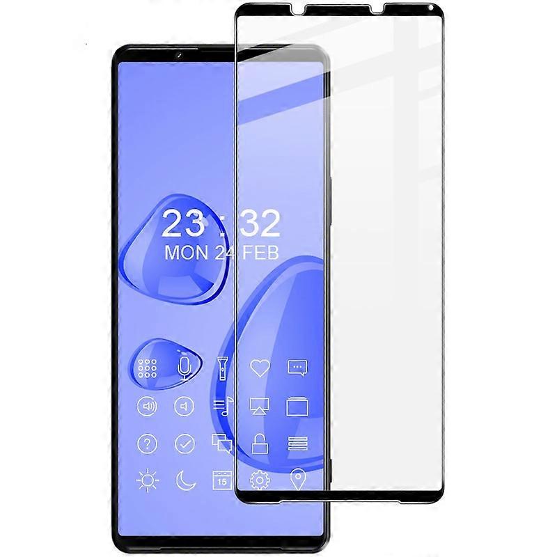 imak 9Hフルスクリーン強化ガラスフィルムPro +シリーズSony Xperia 1 IV用