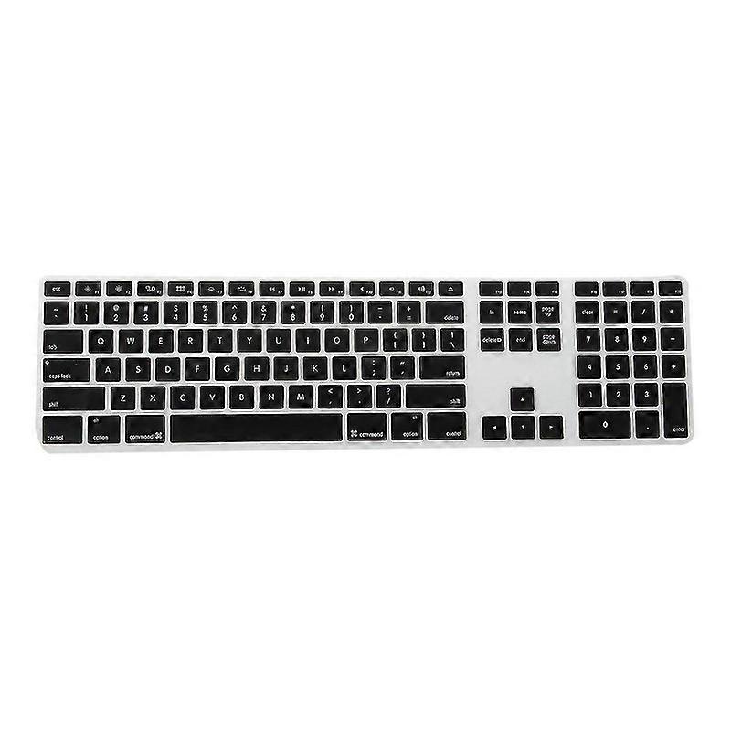 Silicone Thin Keyboard Skin Cover Protector With Numeric Keypad For Transparent (haoyi--