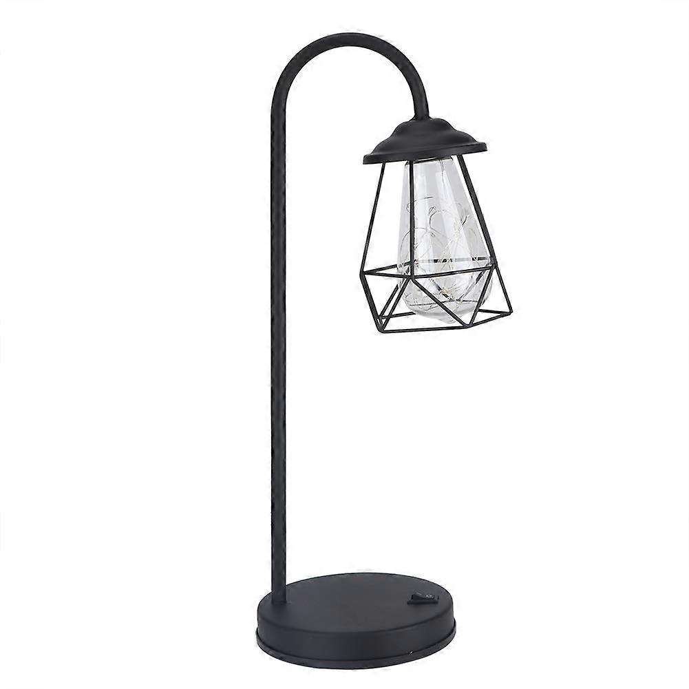 Retro Bedside Table Lamp, Minimalist Desk Lamp, Corded Power, Without Battery, Plug-In