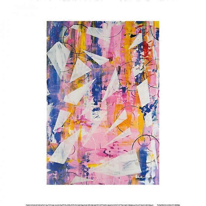 Anna Bernad Dancing Rainbow Print