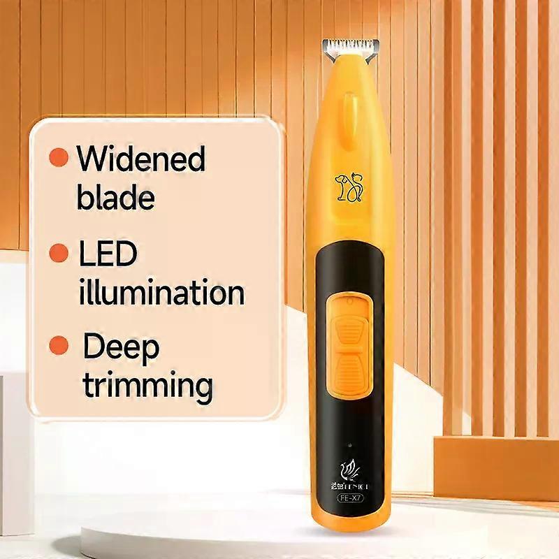 Σκύλος Γάτα Πόδι/Αυτί Μαλλιά/Μάτι/Intimat Area Trimmer με LED Light Pet Hair Trimmer Dog Clippers για καλλωπισμό 18mm Διεύρυνση λεπίδας