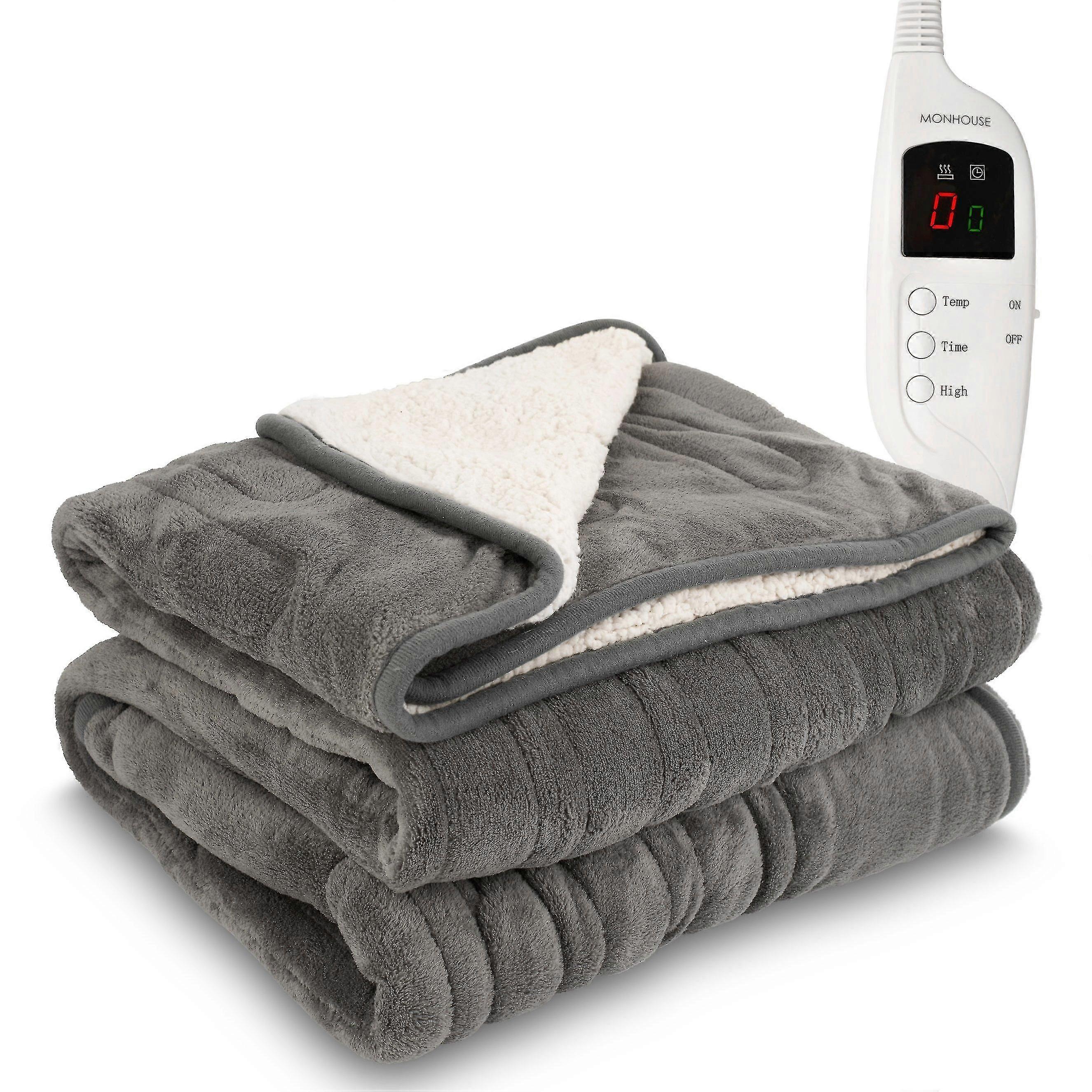 Electric Blanket Heated Throw Digital Controller 9 Hour Timer 9 Heat Settings Aespa_Featured Gift