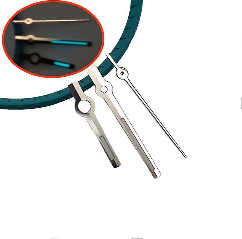 Watch Hands Ice Blue Modified Pointer Hands 12MM for NH35 Movement