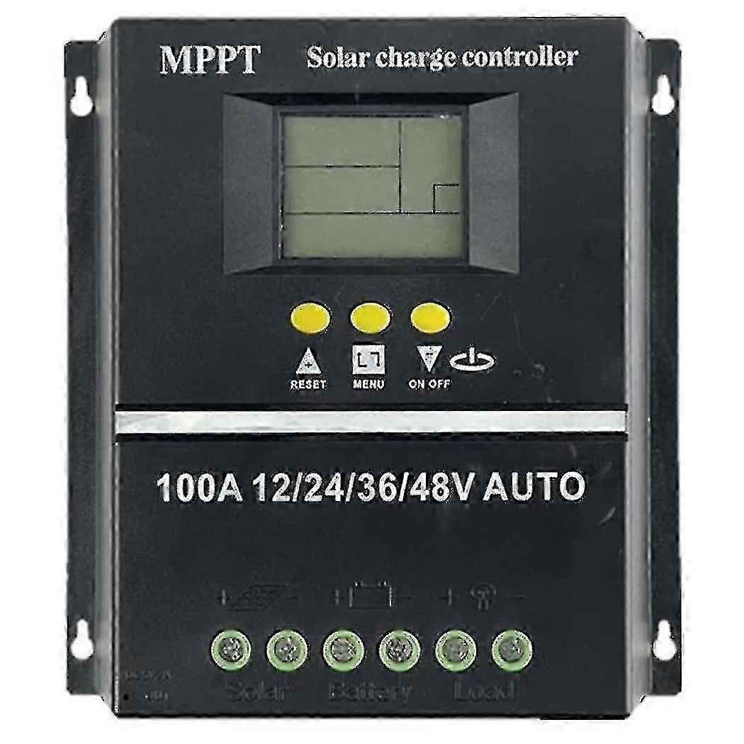 Pwm 100a 12v 24v 36v 48v Car Solar Panel Charge Controller
