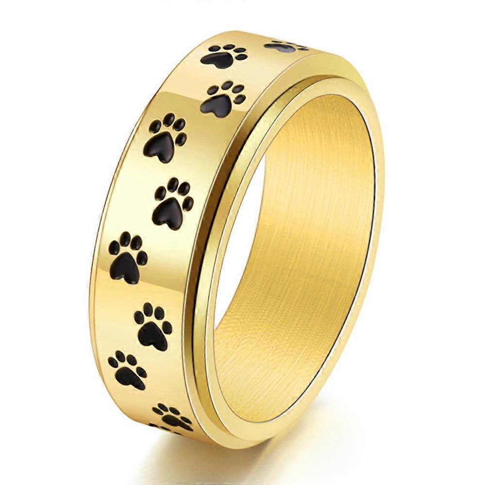 Edelstahl Spinner Hund Klaue Stil Ehering