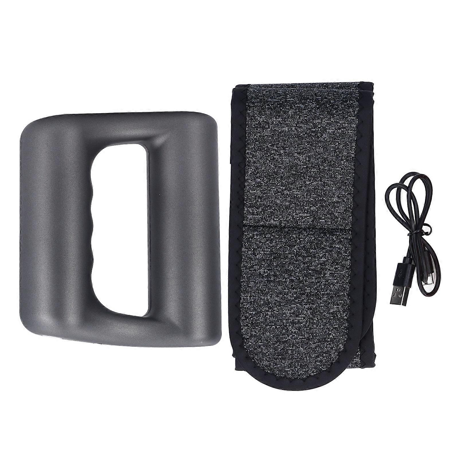 Ring Shaped Deep Tissue Percussion Muscle 5 Speed Handheld USB Rechargeable Mini Fascia Massage Gun With Strap