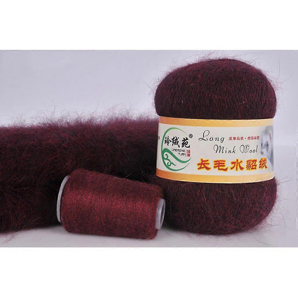 Minkkivilla neulotut langat Käsineet Huivi Hattu Sukat Pitävät lämpimät vaatteet Suppit