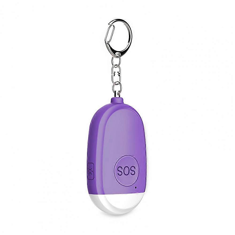 Anti-wolf Alarm Device Self-defensive Key Chain Security Alarm IP44 Waterproof LED Flashlight Personal Security Protection Alarm
