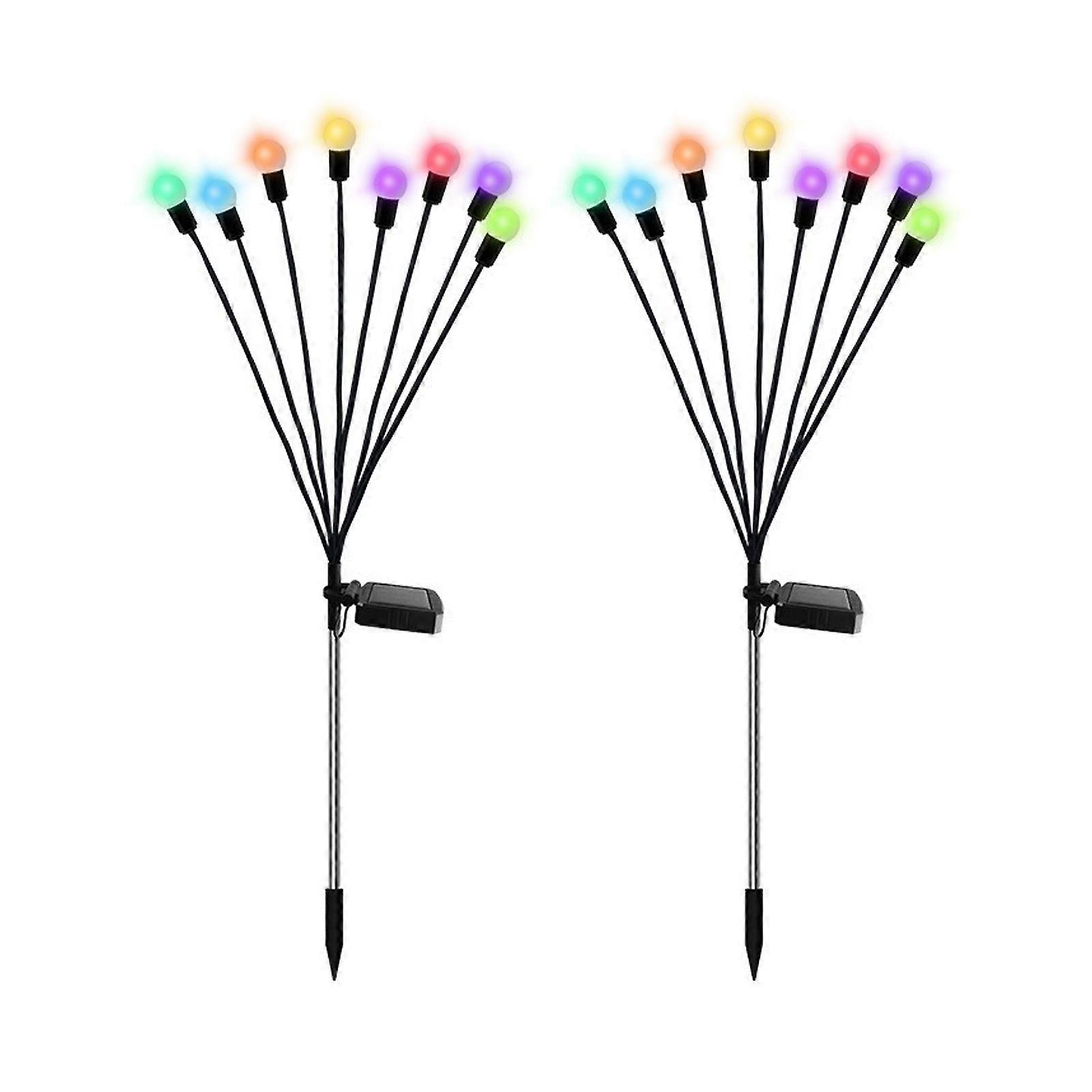 Best Discount Solar Garden Light Solar lawn lamp led firefly lamp with Sturdy Design artwork