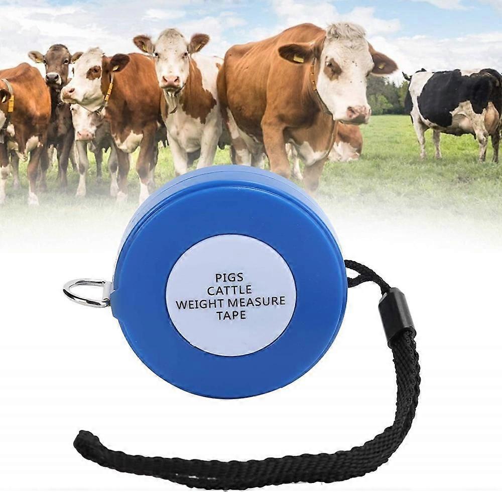 Cattle Weight Tape Measure 250cm Retractable For Animal Body