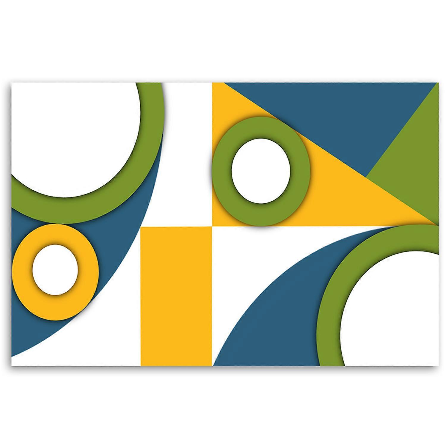 Impression sur toile, Formes géométriques abstraites - 90x60