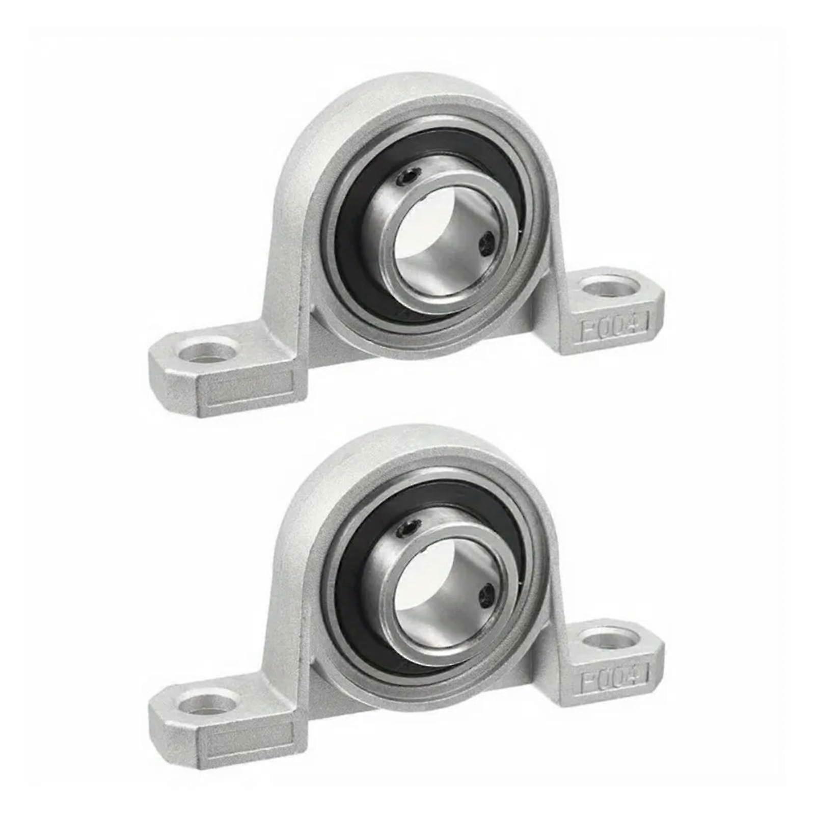 2pcs KP004 KFL004 19mm 22mm Bore Zinc Alloy Inner Ball Mounted Pillow Block Insert Bearings