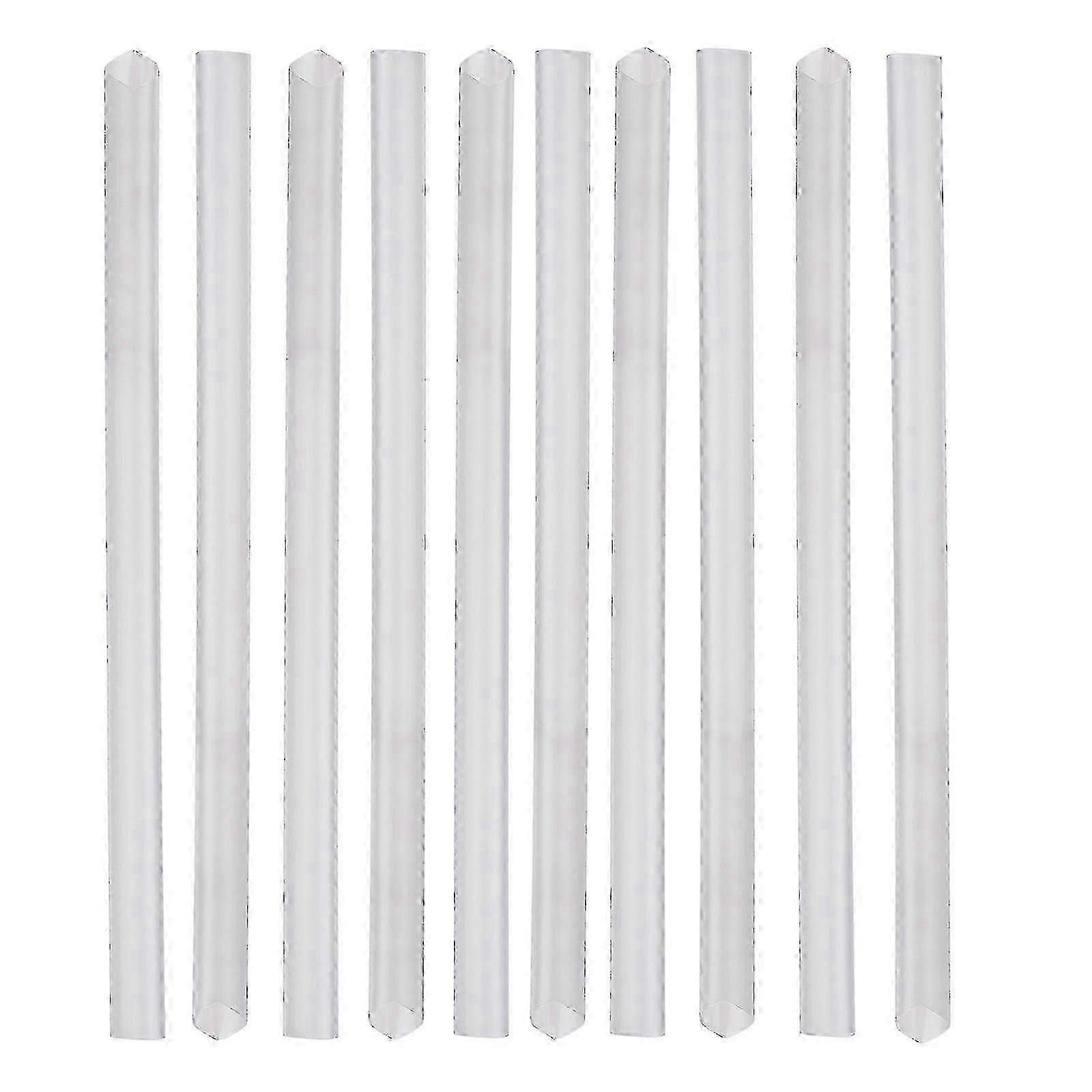 100 Extra Large Plastic Bubble Tea Smoothie Straws Transparent Straws Long Wide