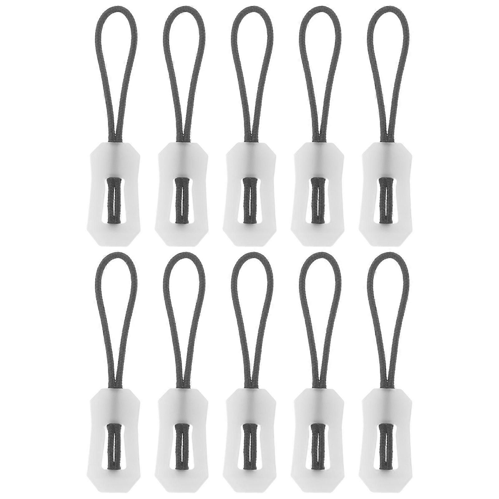 10pcs Replaceable Zipper Pull Outdoor Zipper Head Zipper Repair Pull Zipper Slides for Luggage