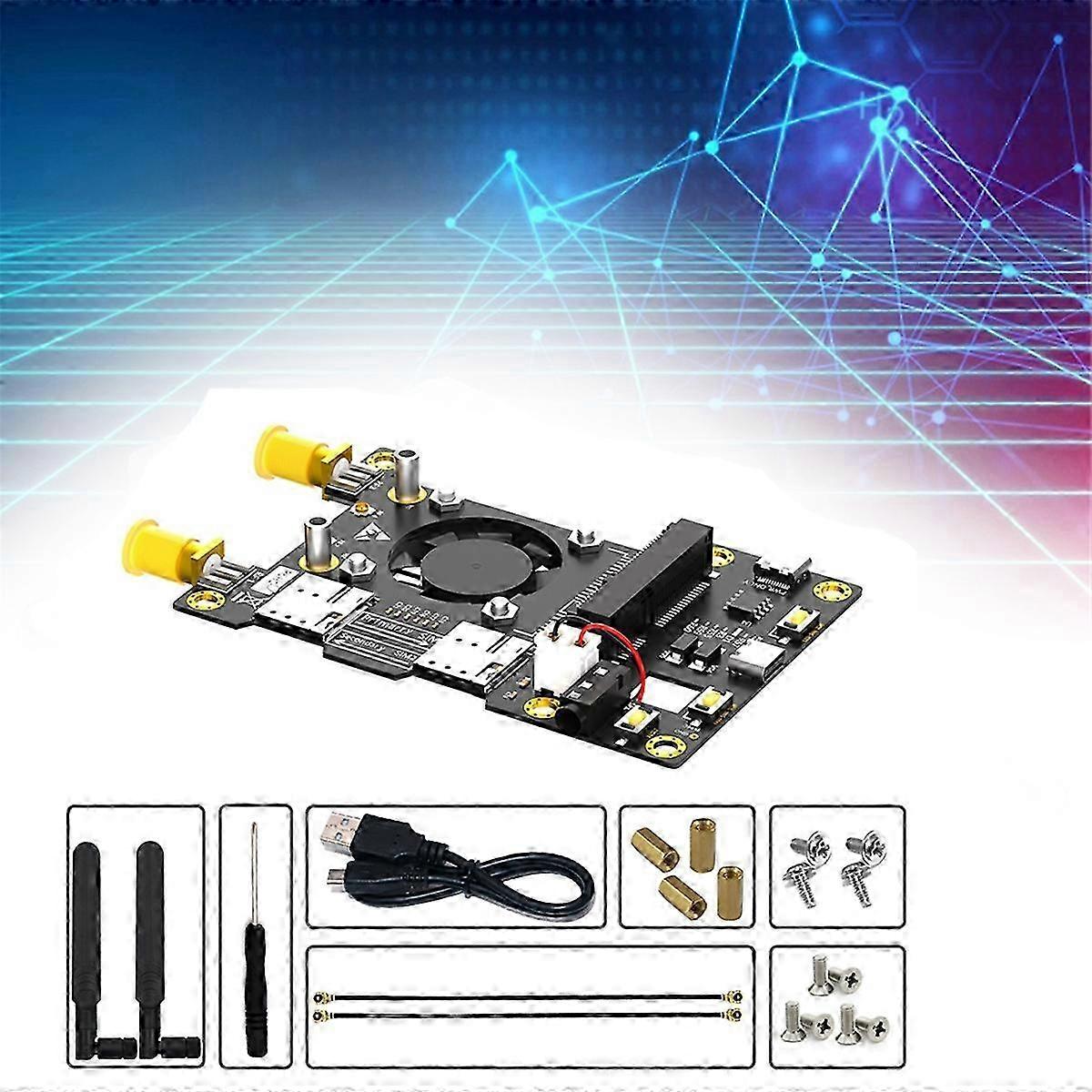 For 3G/4G/LTE HAT with FAN for Tinker Board/ /Rock64 Media/Liber Expansion Board