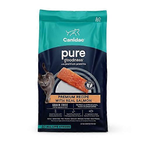 Canidae CANIDAE Ren spannmålsfri diet med begränsad ingrediens torrfoder för katter, havsformel med lax, 1 vardera/10 lb
