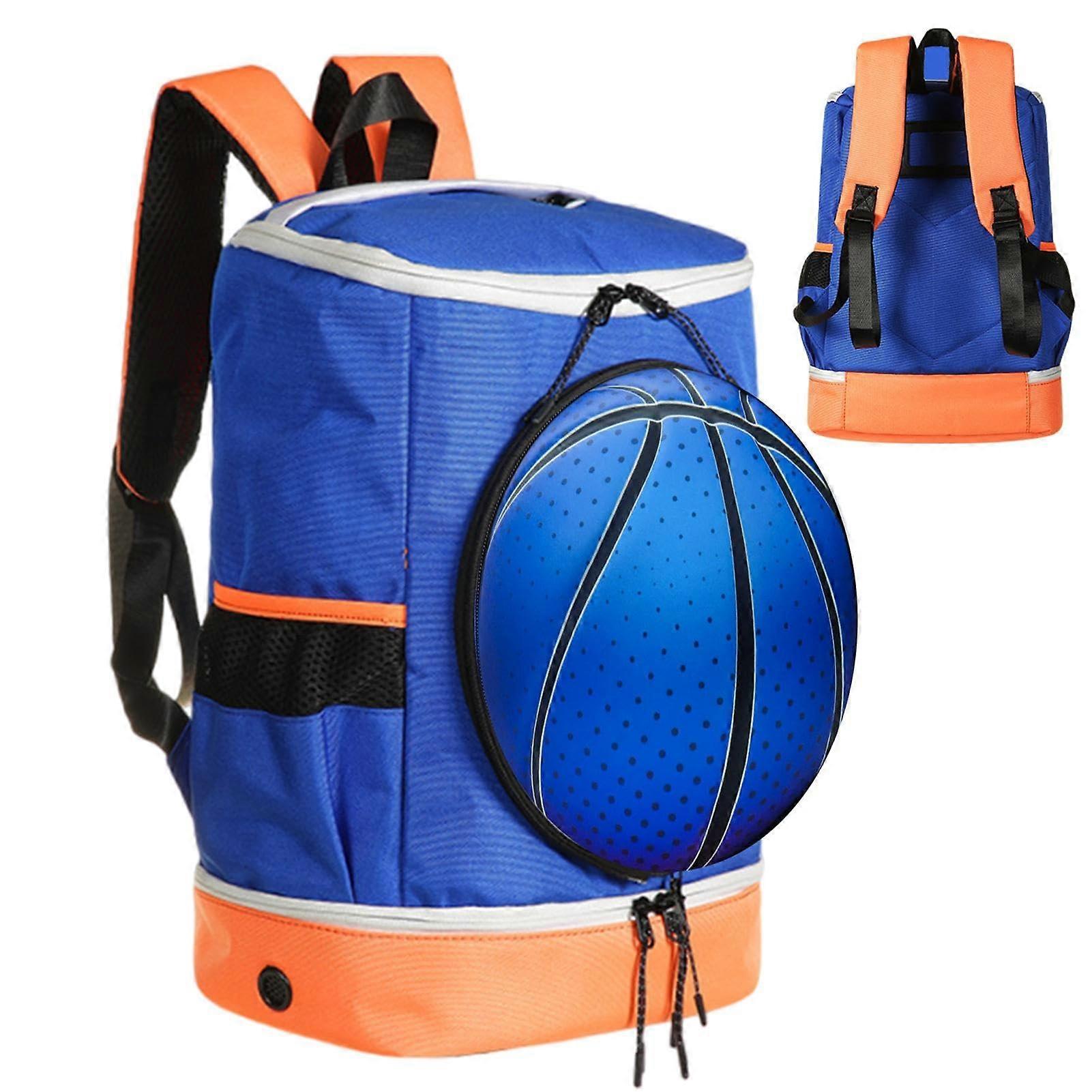 Football Backpack with Ball Compartment, Large Storage Bag for Basketball and Football, Durable Material, Multi-Functional Design
