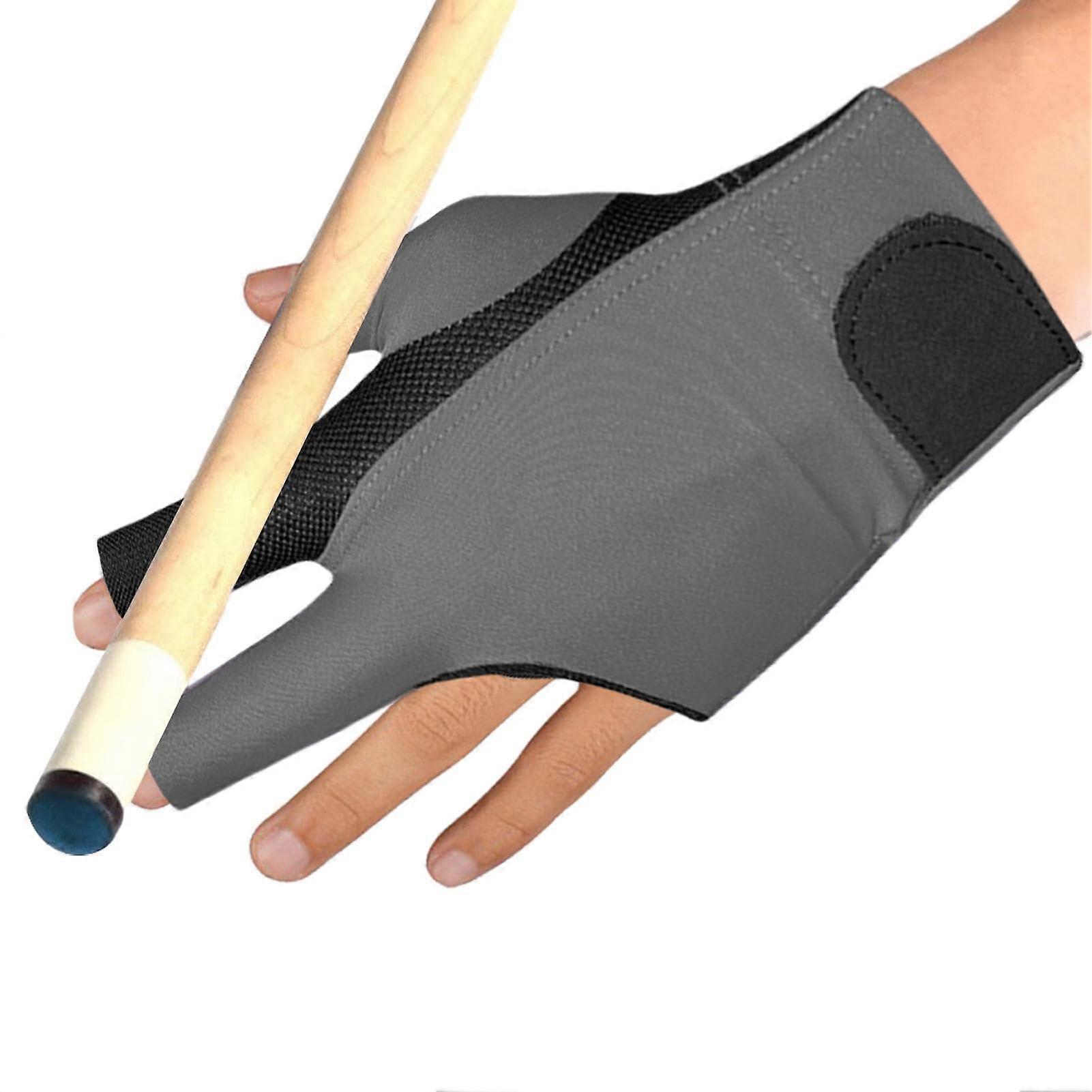 Professional Billiard Glove – Breathable 3-Finger Pool Glove, Non-Slip Stretch for Left/Right Hand, Size Options Available