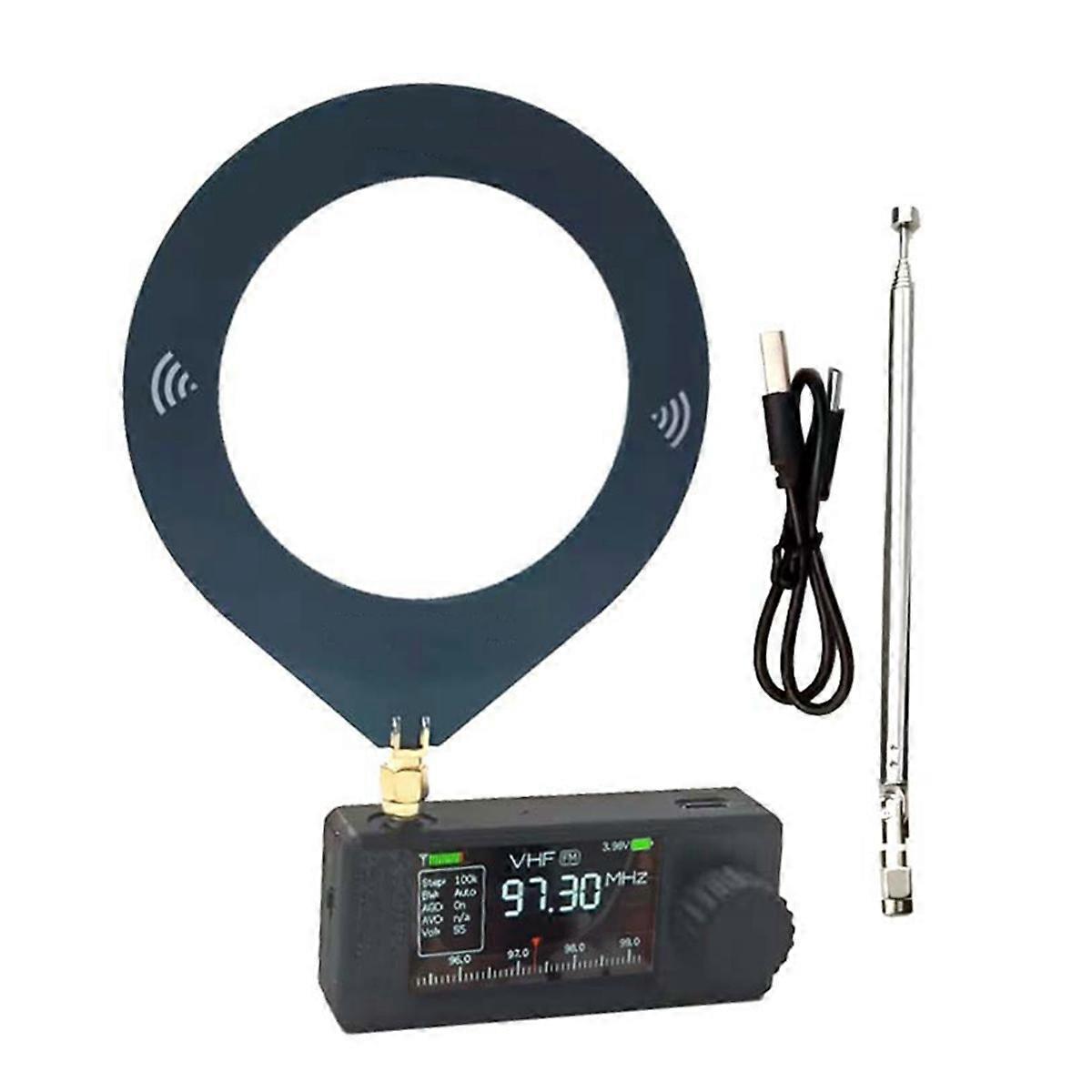 SI4732 Pocket SSB Mini Radio LSB USB AM FM All Band Radio Receiver ESP-32-S3 Antenna