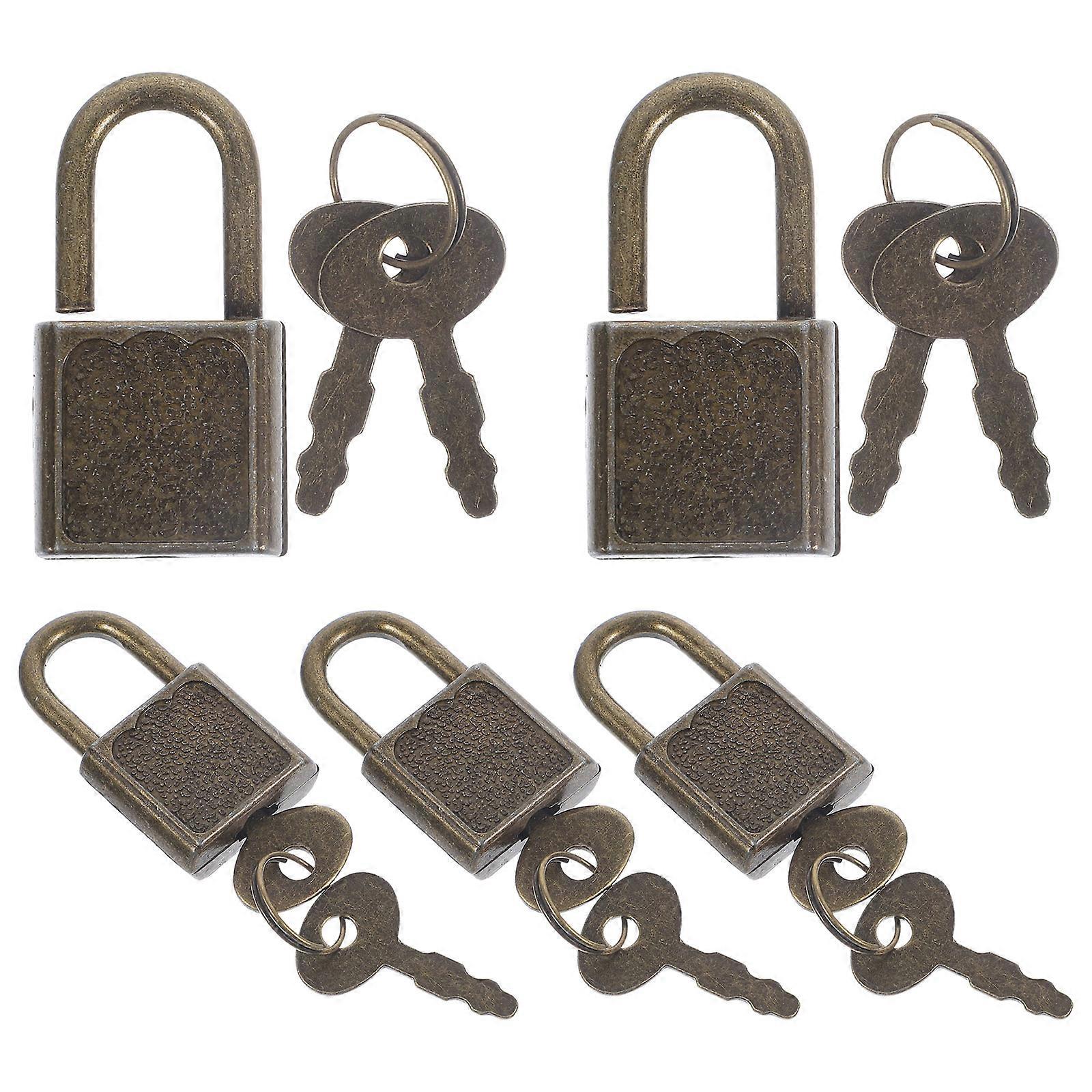 It sounds like you're describing a product listing for **antique style treasure chest or padlocks**, commonly used for decorative or functional
