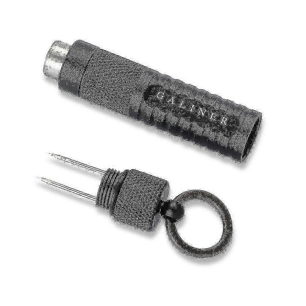 シガーカッターパンチブラックメタルニードルシガーパンチストライプ形状ポータブルパンチャーシガードリルドロー穴アクセサリー