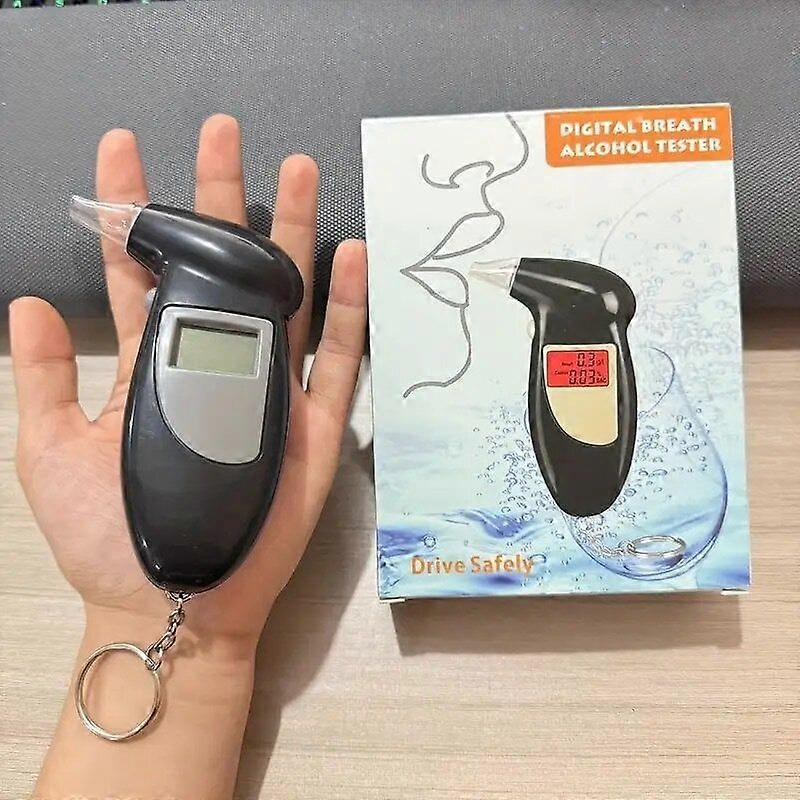 Breathalyzer with LED display for accurate results