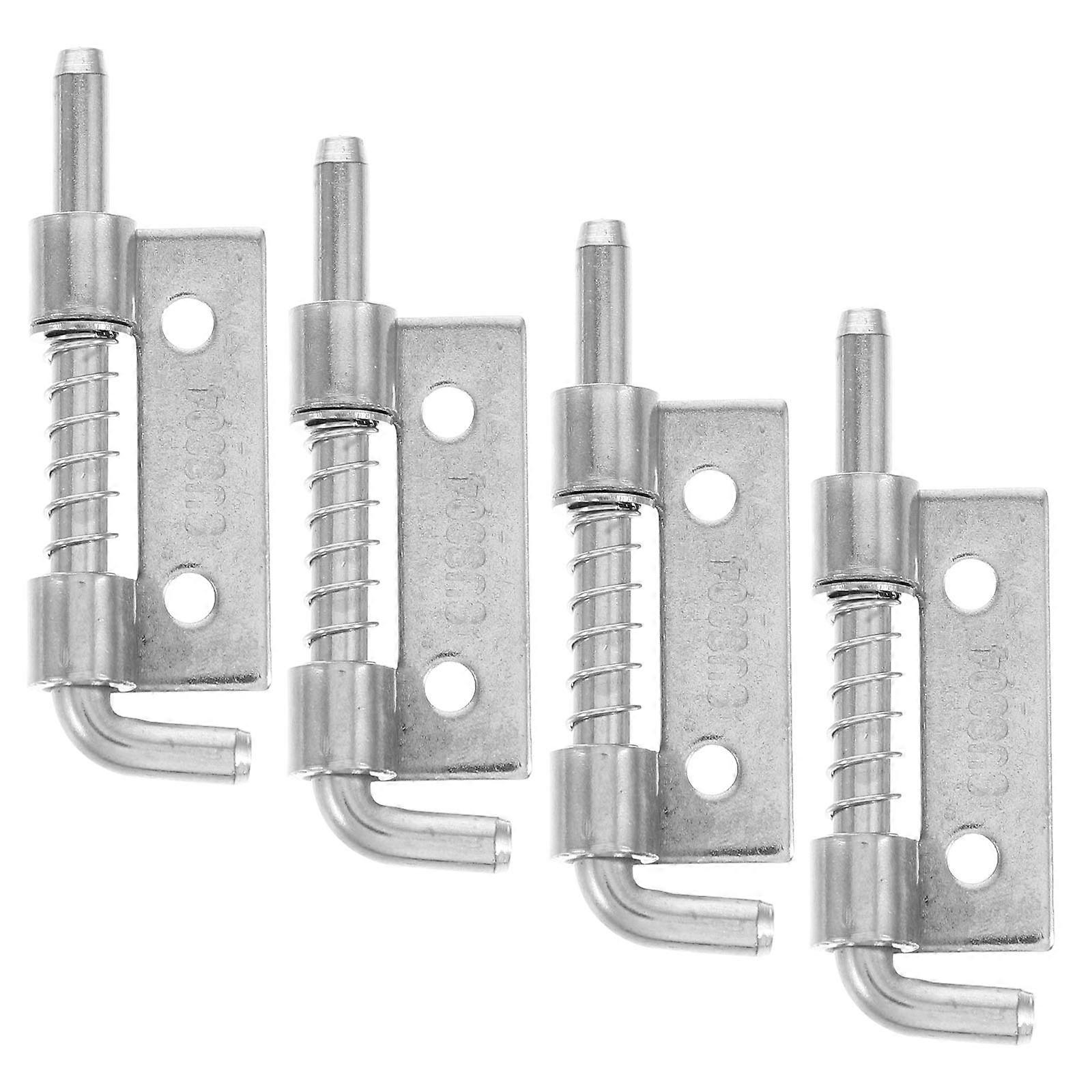 Stainless Steel Cabinet Latch with Spring Bolt and Flat Pin Hinge for Distribution Cabinets