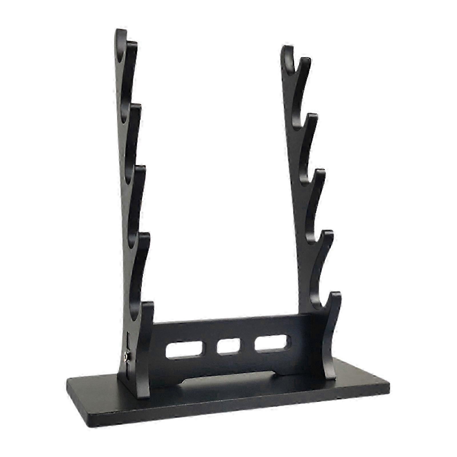 Sword Stand for Templar Wakizashi Samurai - 5 Tier Black Display Holder