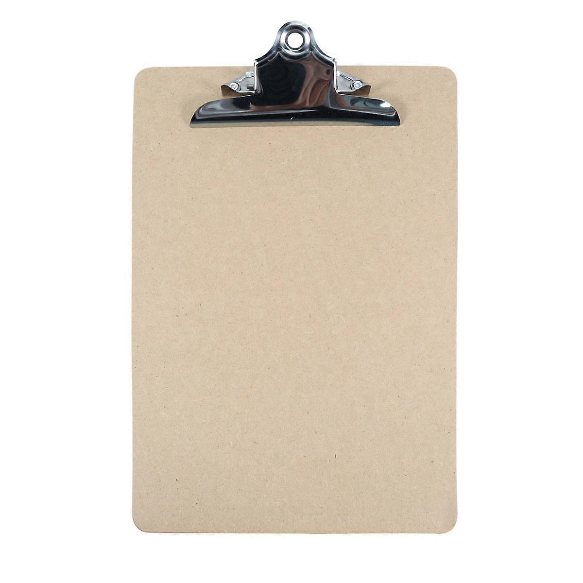 Standard A4 Size Hardboard Clipboard FolderLow Profile Clip for School and Office 9 x 12.5 Inch