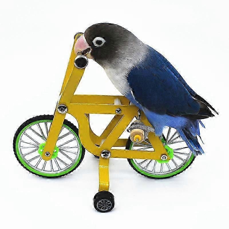Safe Non-toxic Bird Toys Parrot Bicycle Bird Training Supplies Bicycle Training Intelligence