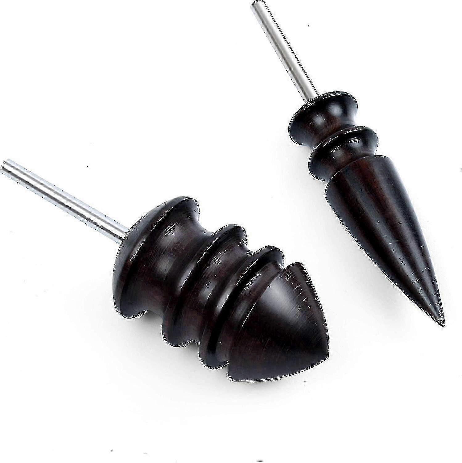 Leather Burnishing Tool for Dremel Rotary Tools, Pointed Head Polisher, Wooden Handle Crafting Tool Set hwy