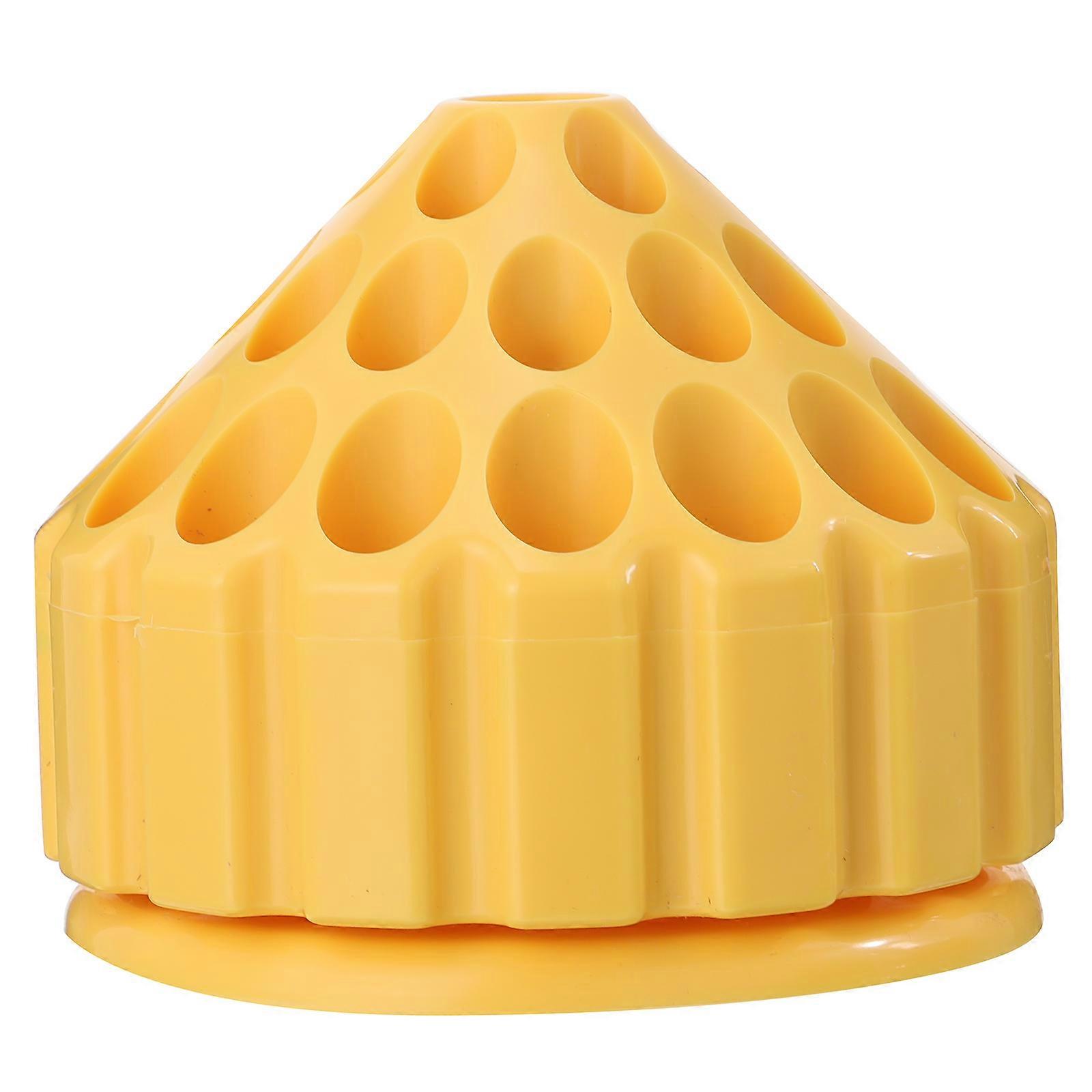 Tool Storage Case Rotatable Drill Pin Storage Case Tool Management ABS Honeycomb Shape Practical Design Woodworkers 1Set