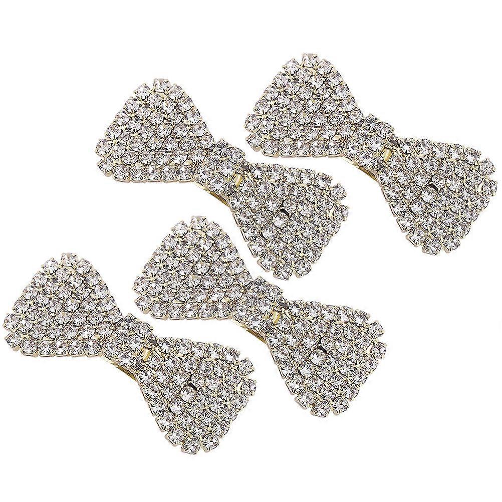 It looks like your message got cut off, but I understand you're referring to **4pcs Rhinestone Crystal Hair Clips / Mini Hair Bows / Barrettes**