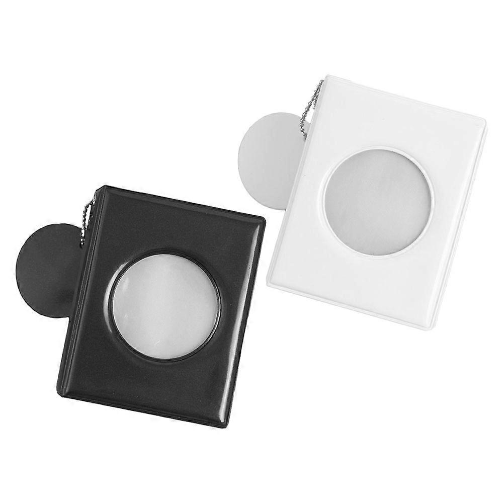 Photos Collection Album Mini Photo Book Assorted Color 11.00X8.50X2.50cm Store Cards 2Pcs