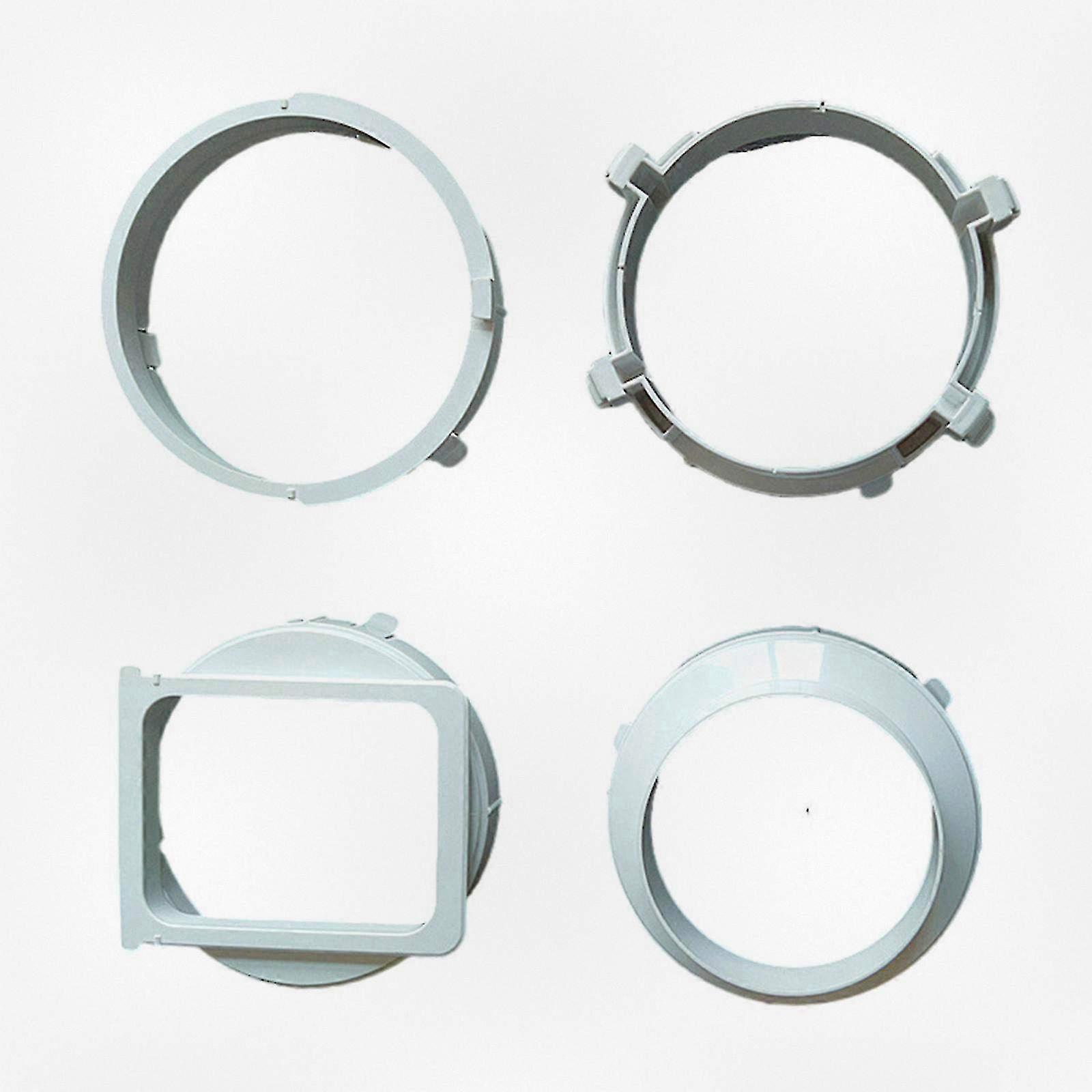 5-Types Exhaust Hose Kit for Portable Air Conditioner, AC Vent Adapter Connector with Secure Seal, Flexible Duct for Cooling Units