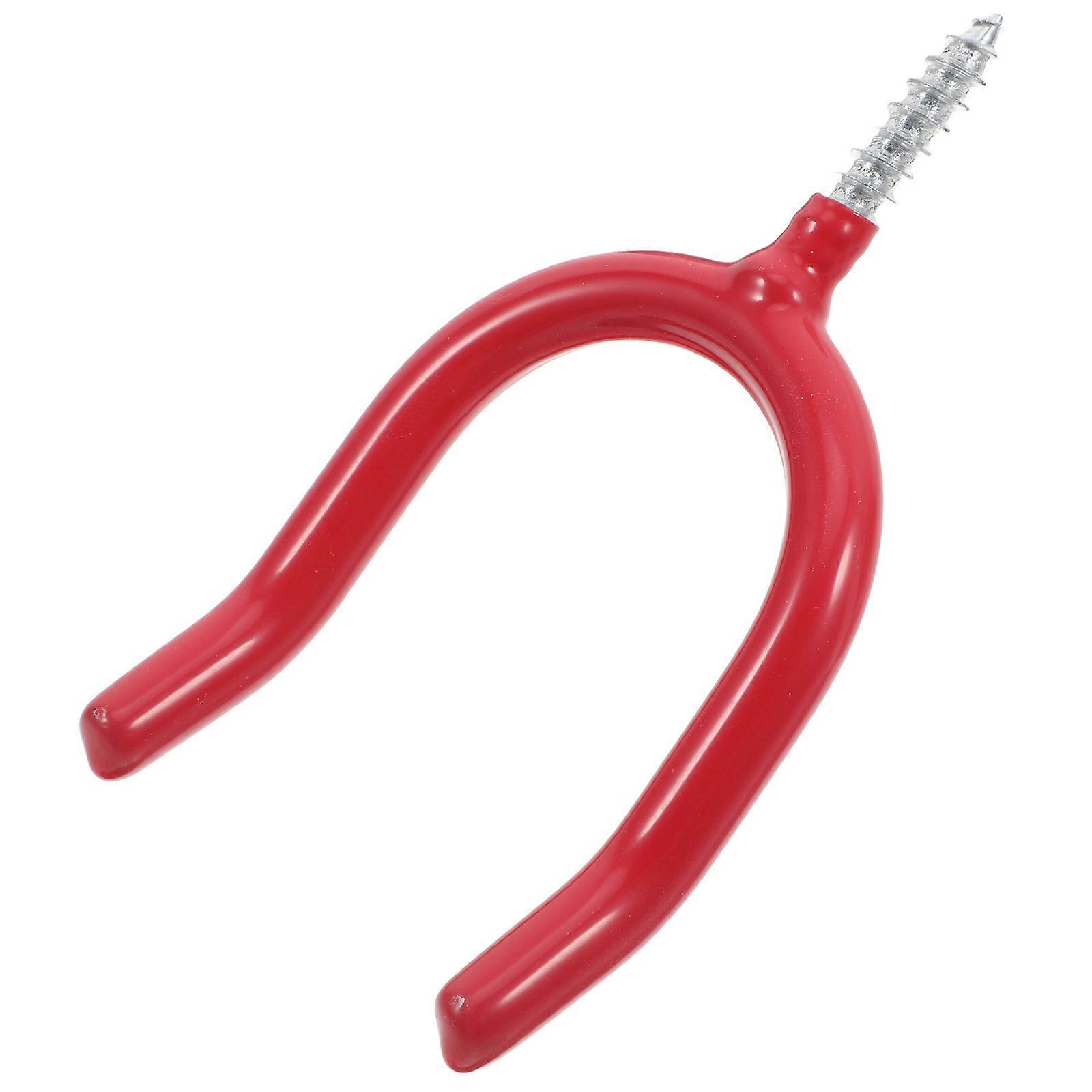 U Shaped Hook Garage Wall Hanger for Organizing Tools Multifunctional Design Rubber Material .50X4.50X2.00CM 1Set