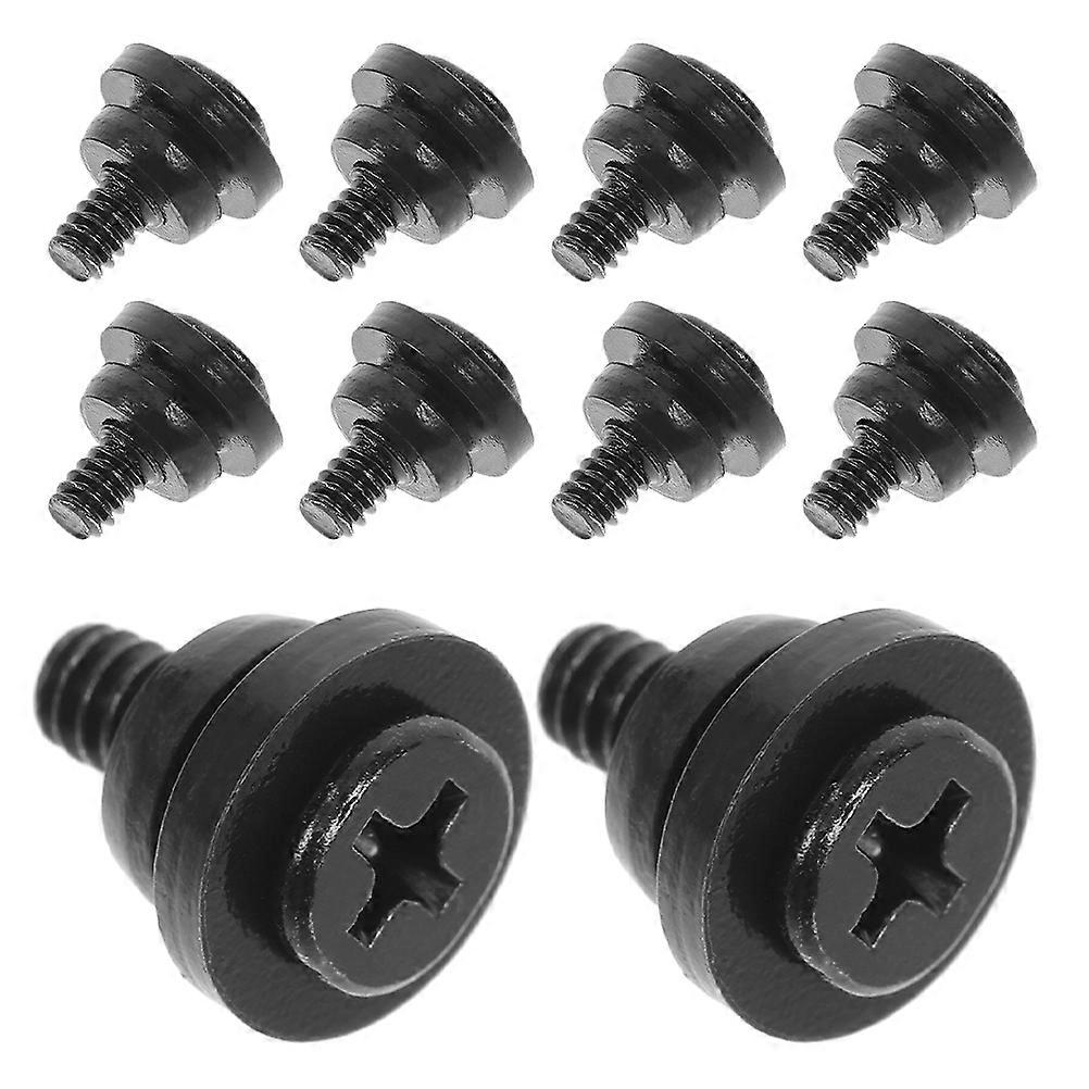 10pcs Pan Head Machine Screws Bolts with Spring Washer and Plain Washers for SSD and 3.5 Inch Mechanical Hard Disk Assembly
