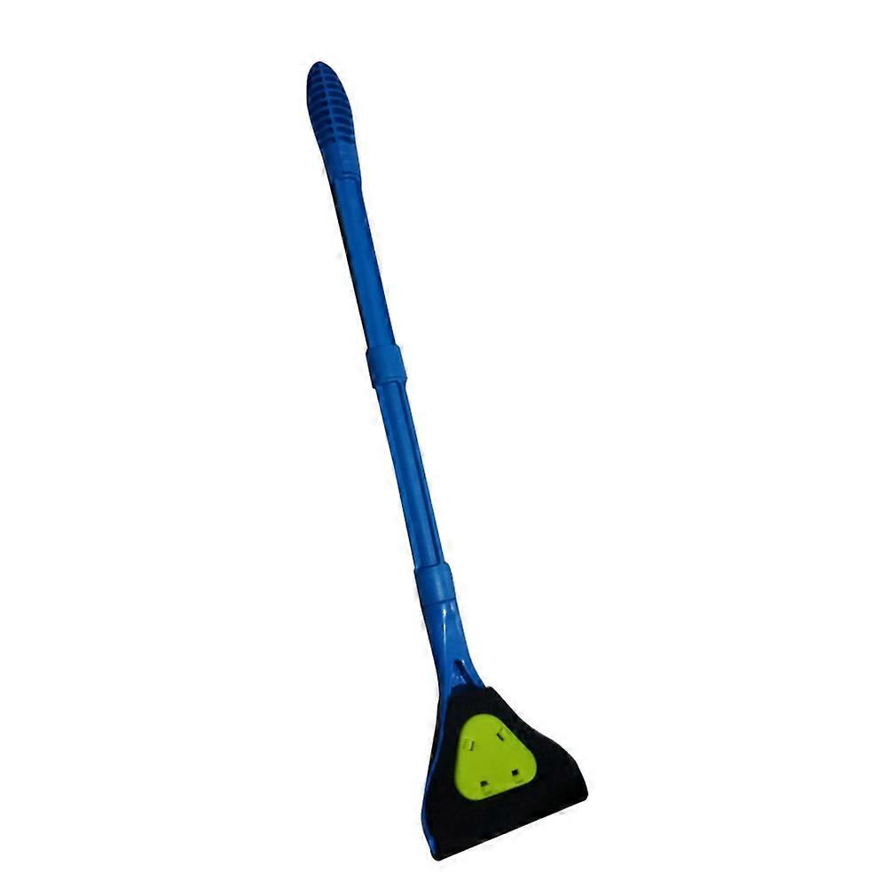 Tank Cleaner Long Handle Sponge Cleaning Brush for Aquarium Blue 55x10x1.5cm Adjustable Rod 1Pack