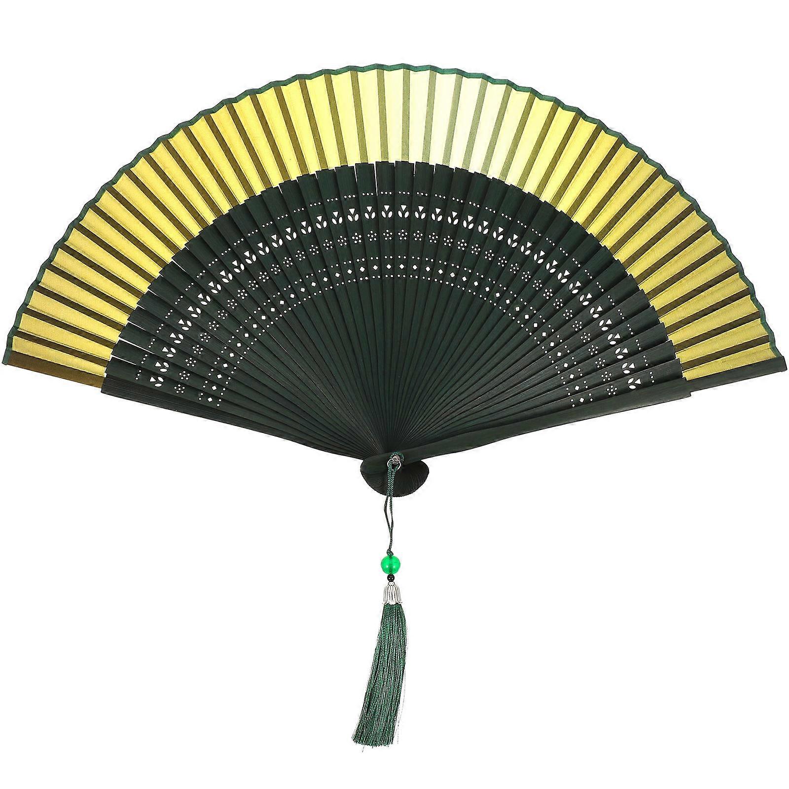 Hand Held Folding Fans Chinese Style Vintage Handheld Fan For Birthdays And Cosplay 1Pcs