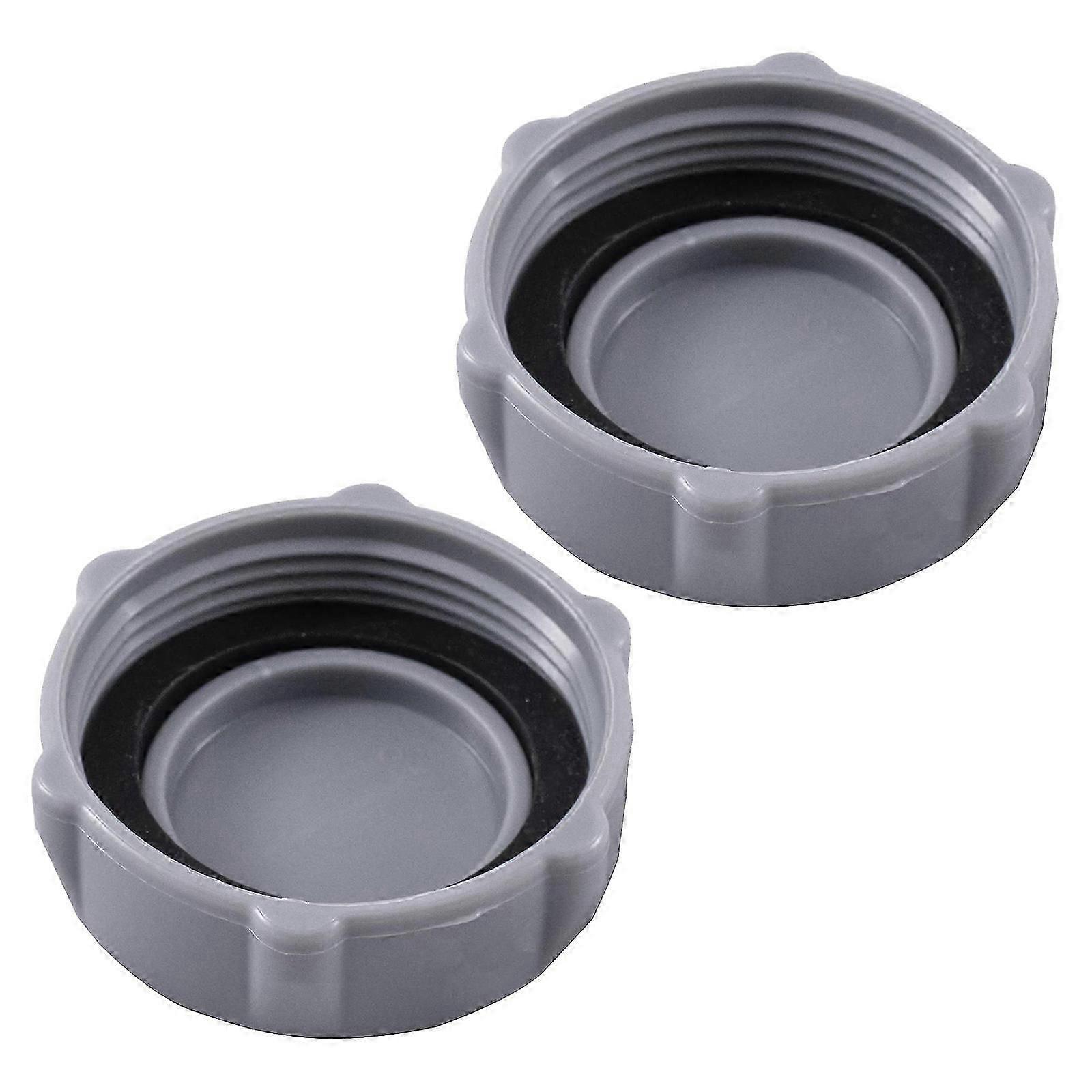 Pack of 2 Pool Drain Caps Pool Repair Parts Durable Plastic Drain Valves Caps Suitable for P6H1158ASS16 Pool Models - HK619