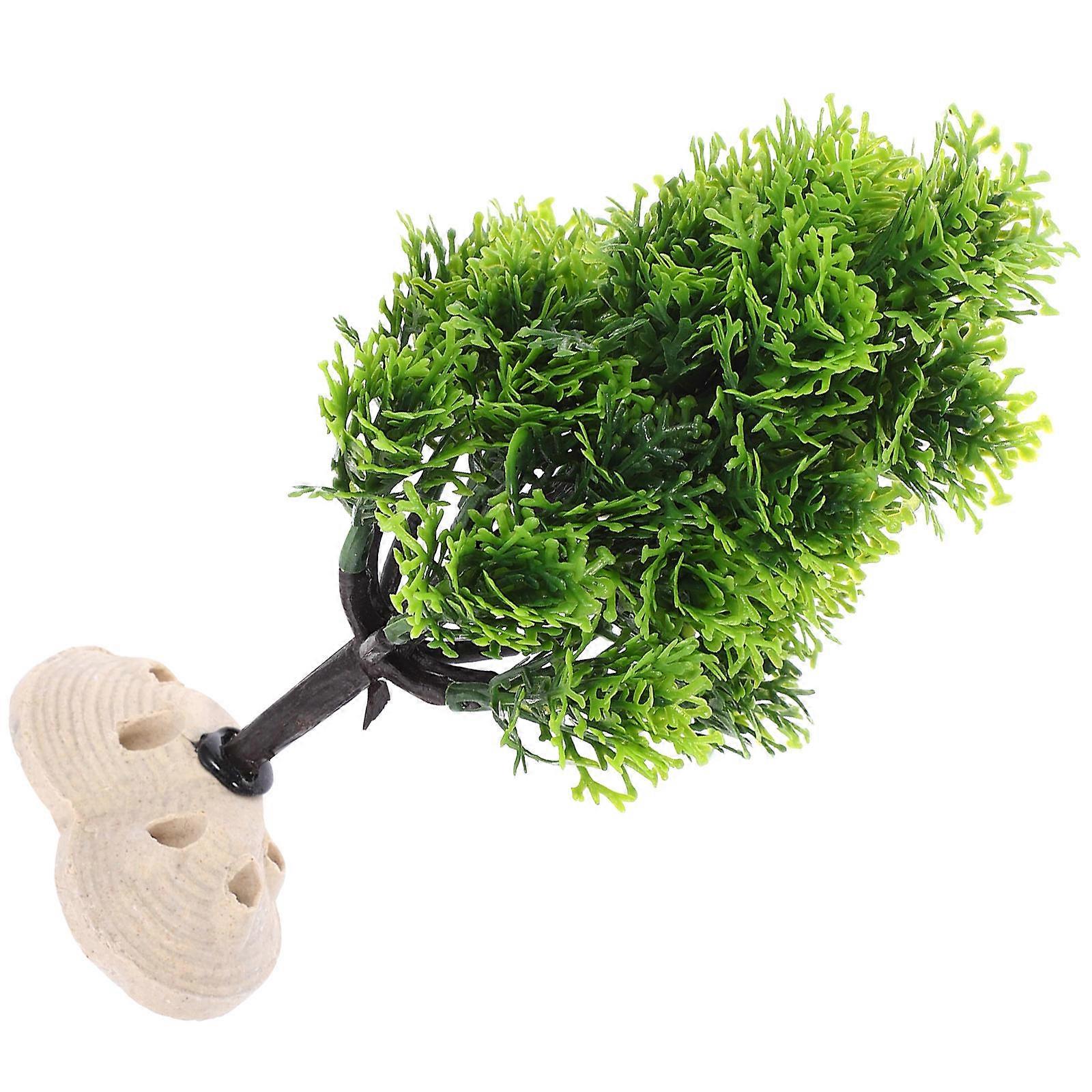 Akvaryum Tankı Dekoru Yapay Plastik Su Bitkileri Dekorasyon için Çeşitli Renk Gerçekçi Tasarım