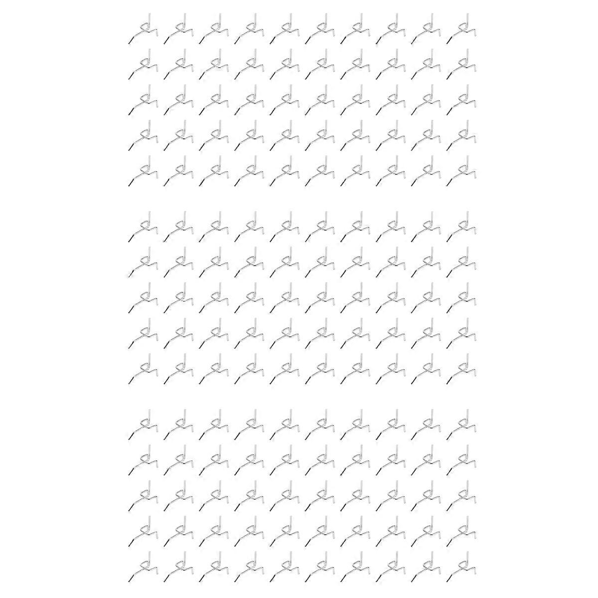 50Pcs Carbon Steel Practical Pegboard Hooks Hanging Tool