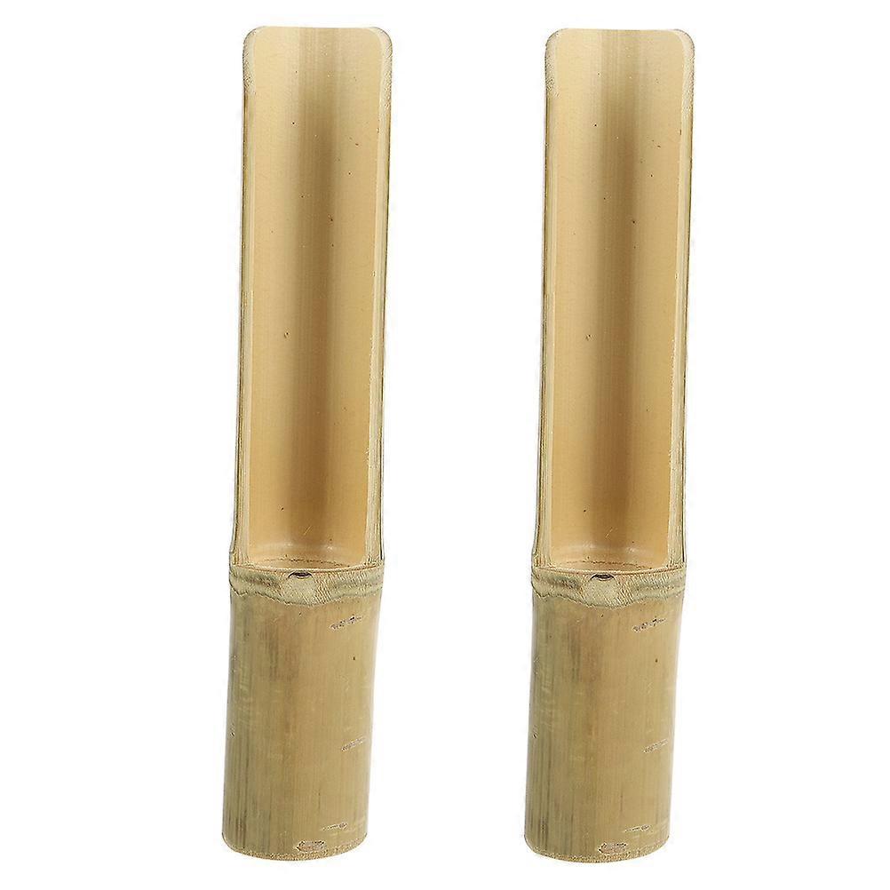 Bamboo Meatball Maker for Making Shrimp Slips Safe with Sealed Handle Green 2 Pcs