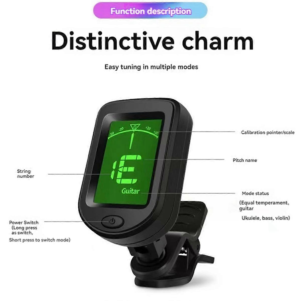 Clip on Electronic Tuner