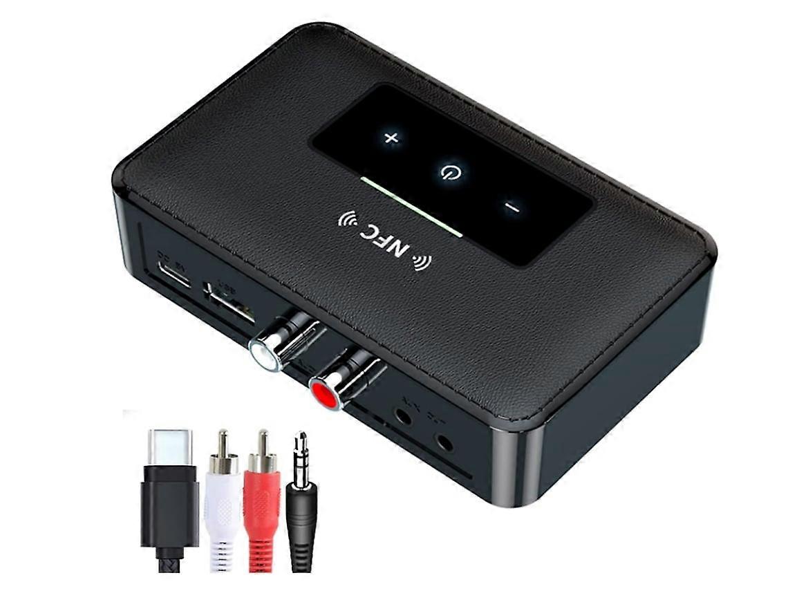 جهاز إرسال بلوتوث للتلفزيون ، جهاز استقبال بلوتوث ، محول بلوتوث 5.0 مع تشغيل RCA USB مقاس 3.5 مم ، محول D