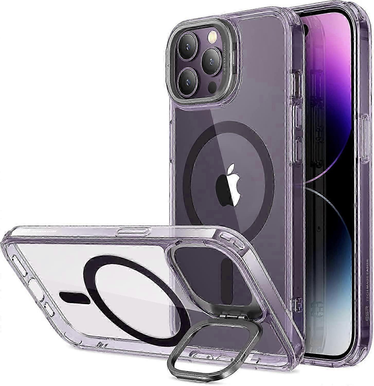for iPhone 14 Pro Max Phone Case, Compatible with MagSafe, Built-in Camera Ring Stand, Military-Grade Protection, Magnetic Phone Case for iPhone 14 Pr