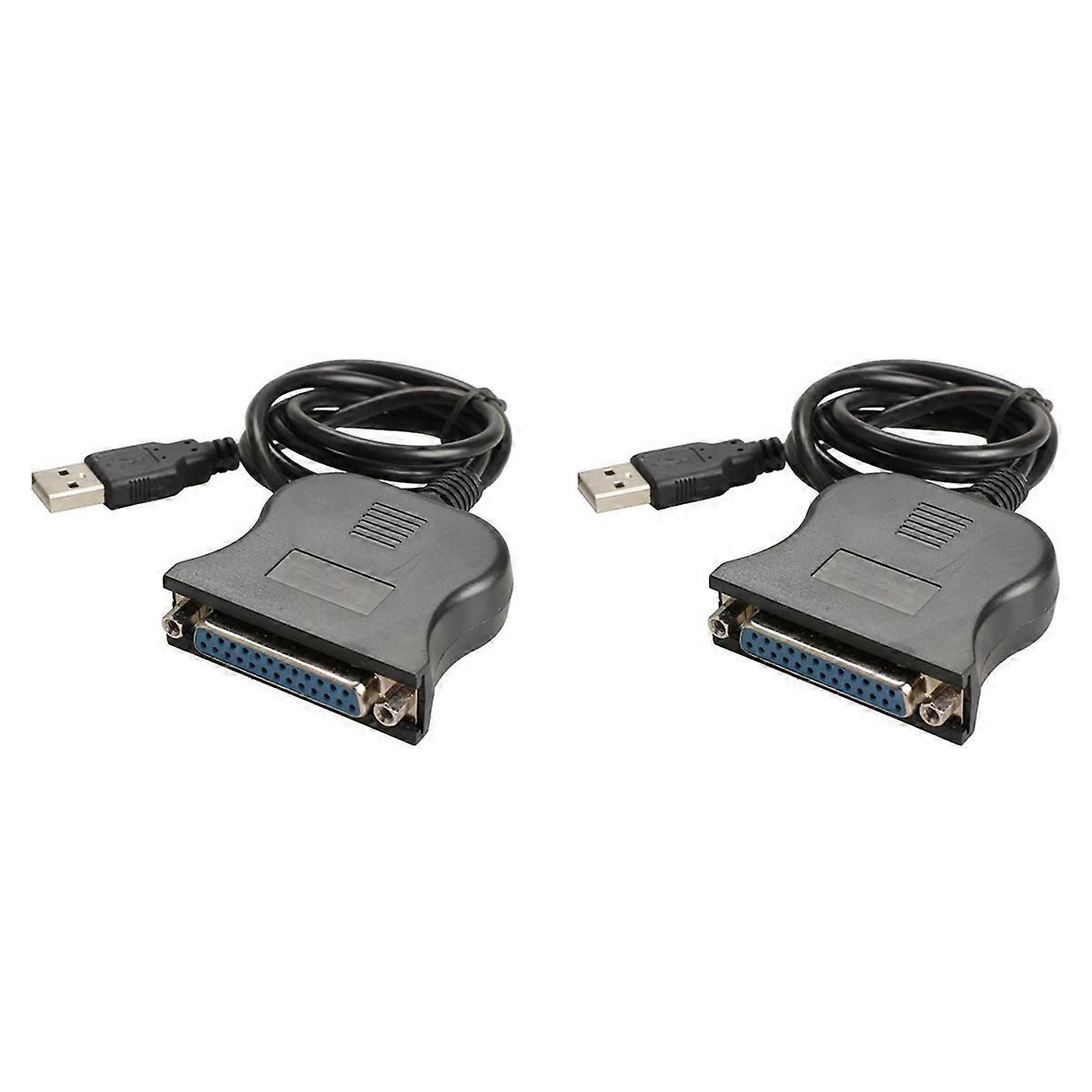 USB to 25 Pinhole Parallel Cable DB25 Interface IEEE 1284 Printer