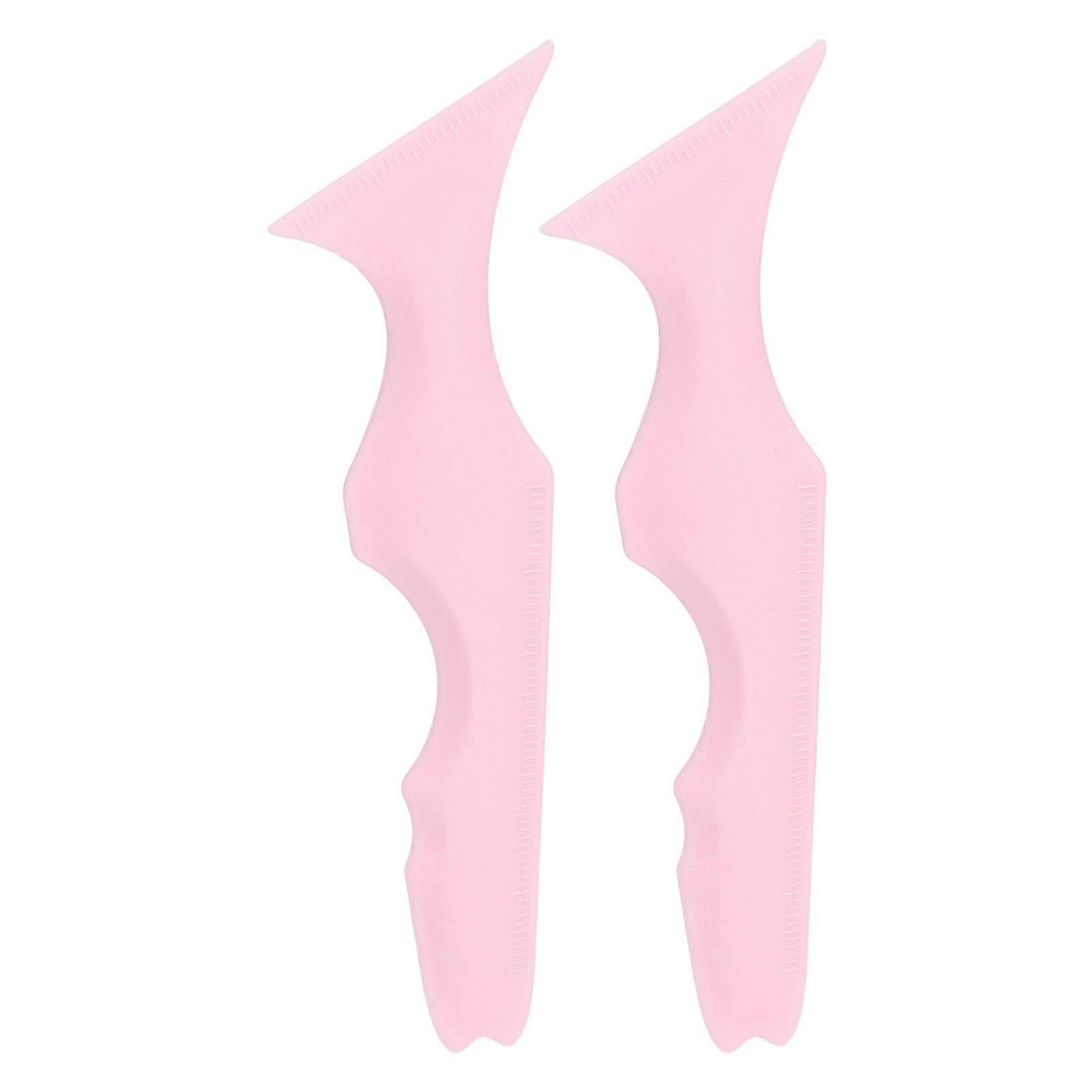 2025 Latest Model 2pcs Eyeliner Stencils Pointed Tip Reusable Waterproof Silic...