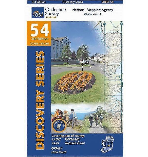 Irish Discovery Map 54, Laois, Offaly And Tipperary